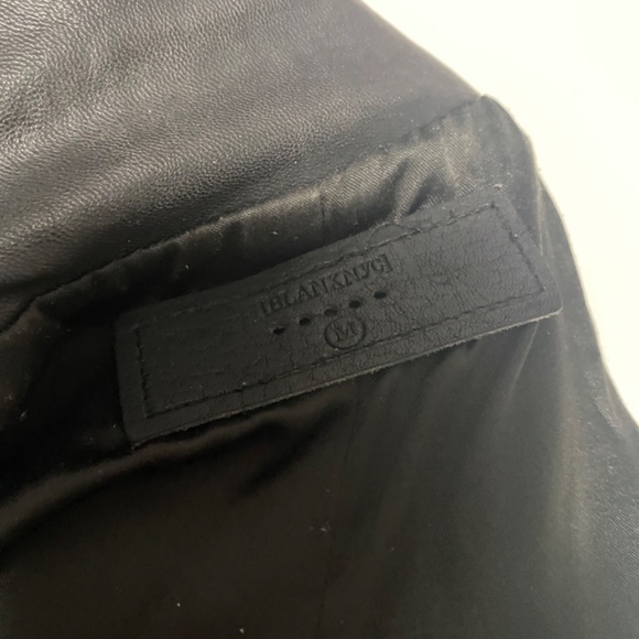 Blank NYC Black Vegan Leather Moto Jacket - Picture 3 of 4